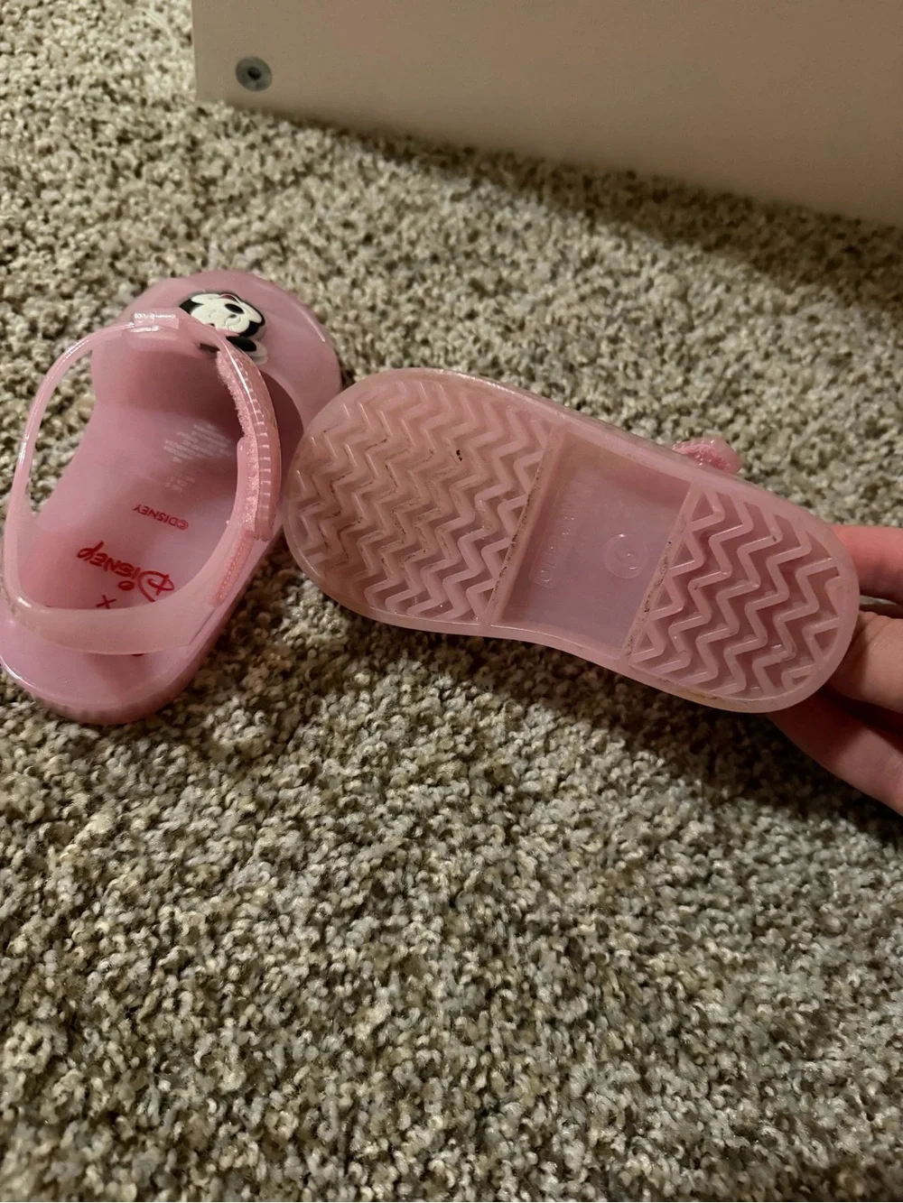 Old Navy Pink Minnie Mouse Jelly Sandals